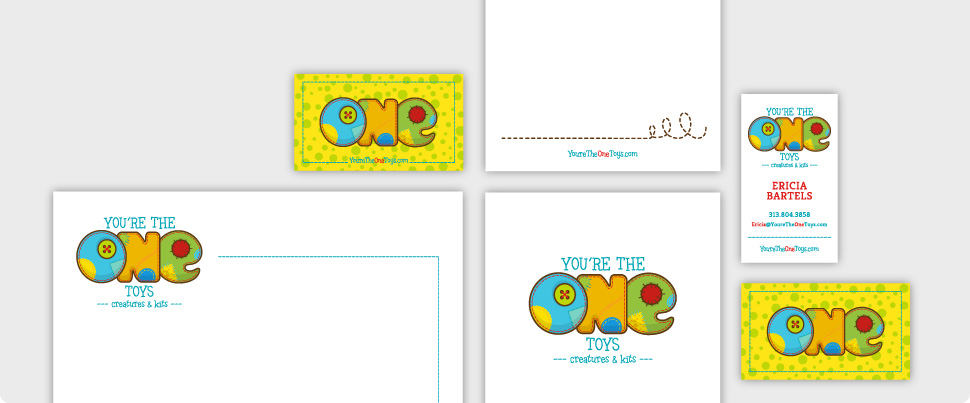 You're The One Toys - branding and stationery